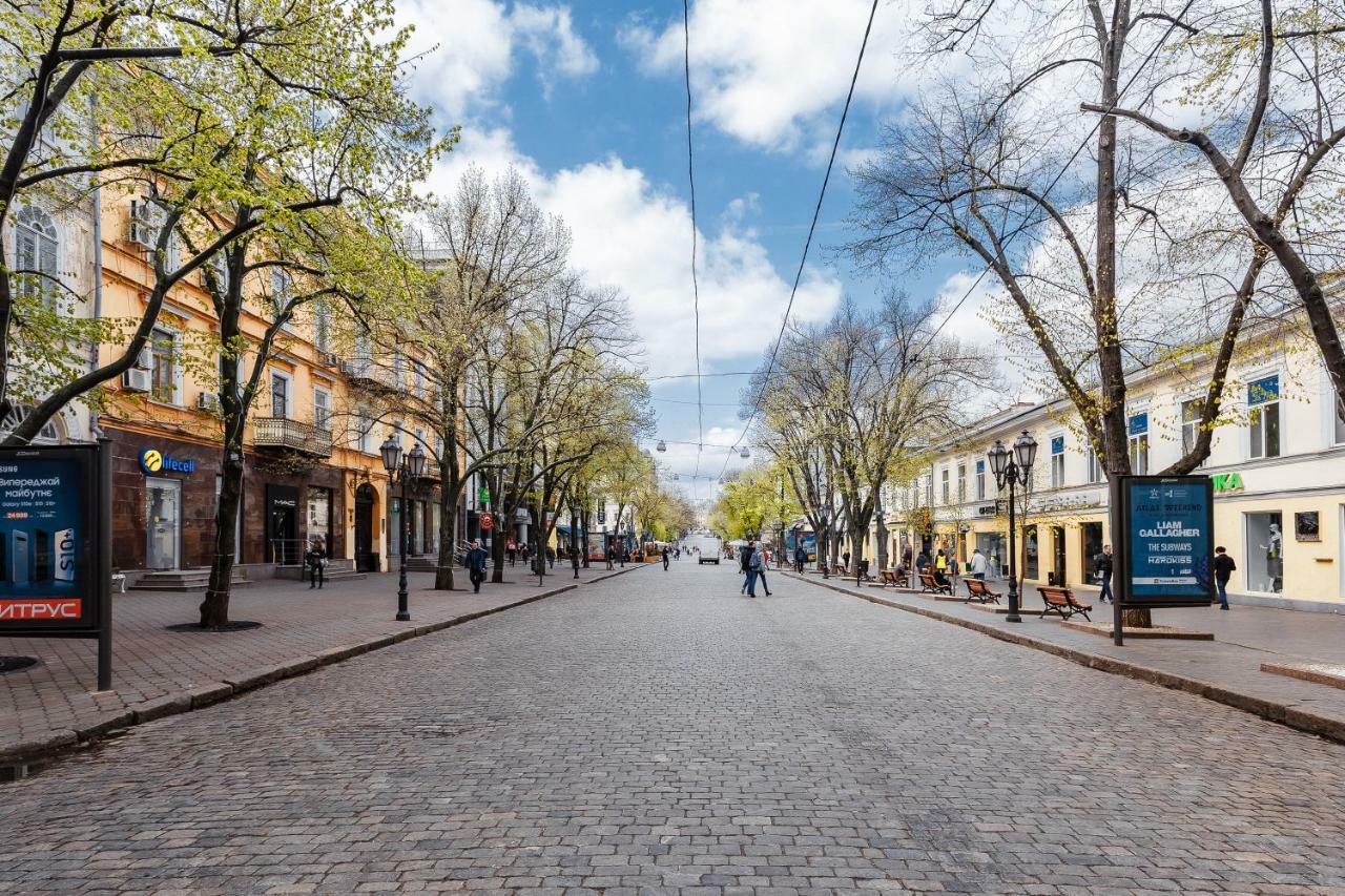 Двухуровневая Квартира Студия Odessza Kültér fotó